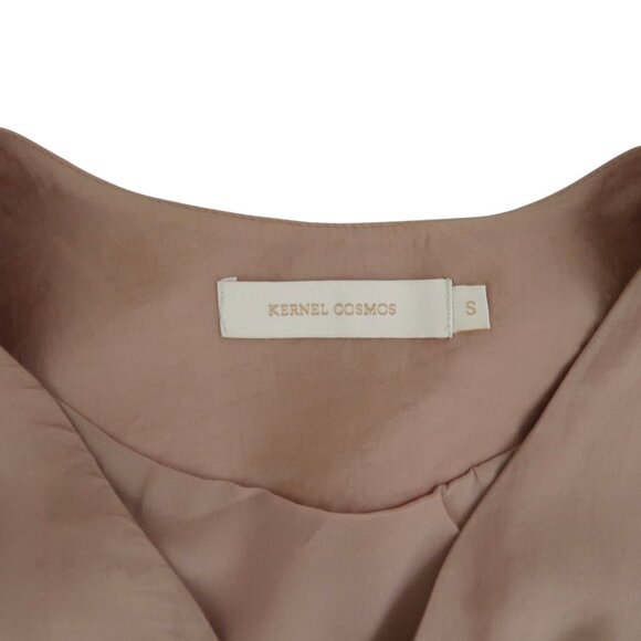 KERNEL COSMOS midi dress with ruffle trim sz S - Picture 4 of 7